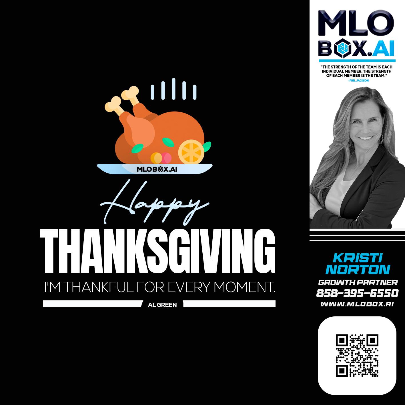 HAPPY THANKSGIVING - Kristi Norton -The Home Loan Mom