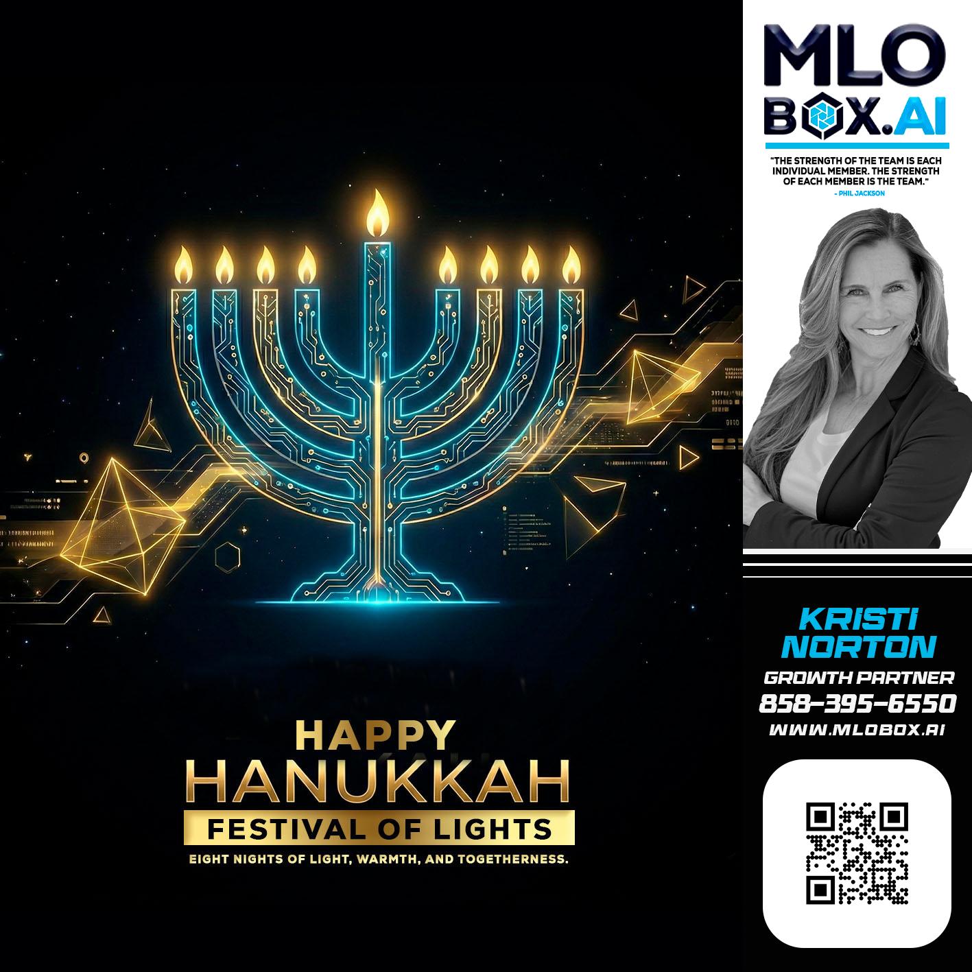happy Hanukkah - Kristi Norton -The Home Loan Mom