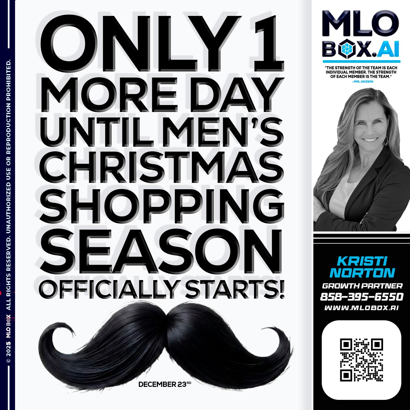 only one more day - Kristi Norton -The Home Loan Mom