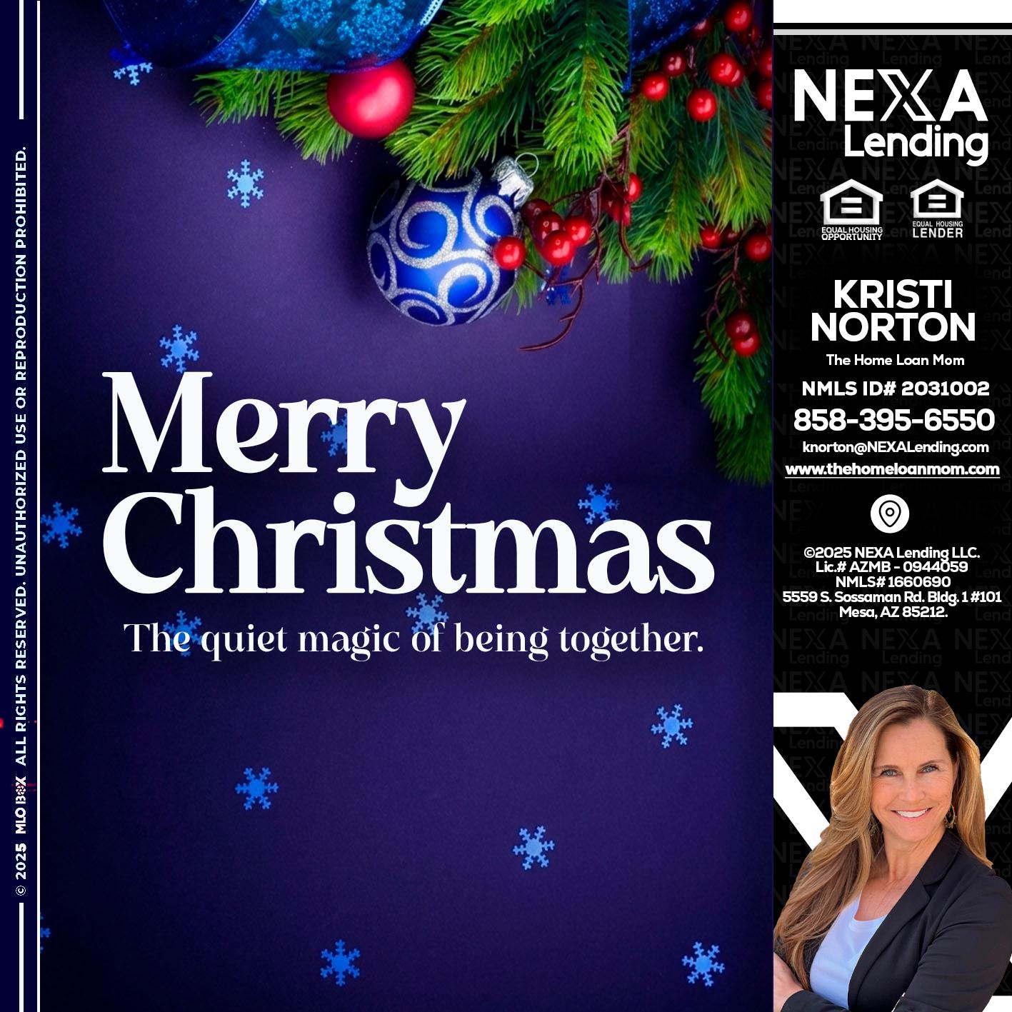 merry christmas - Kristi Norton -The Home Loan Mom