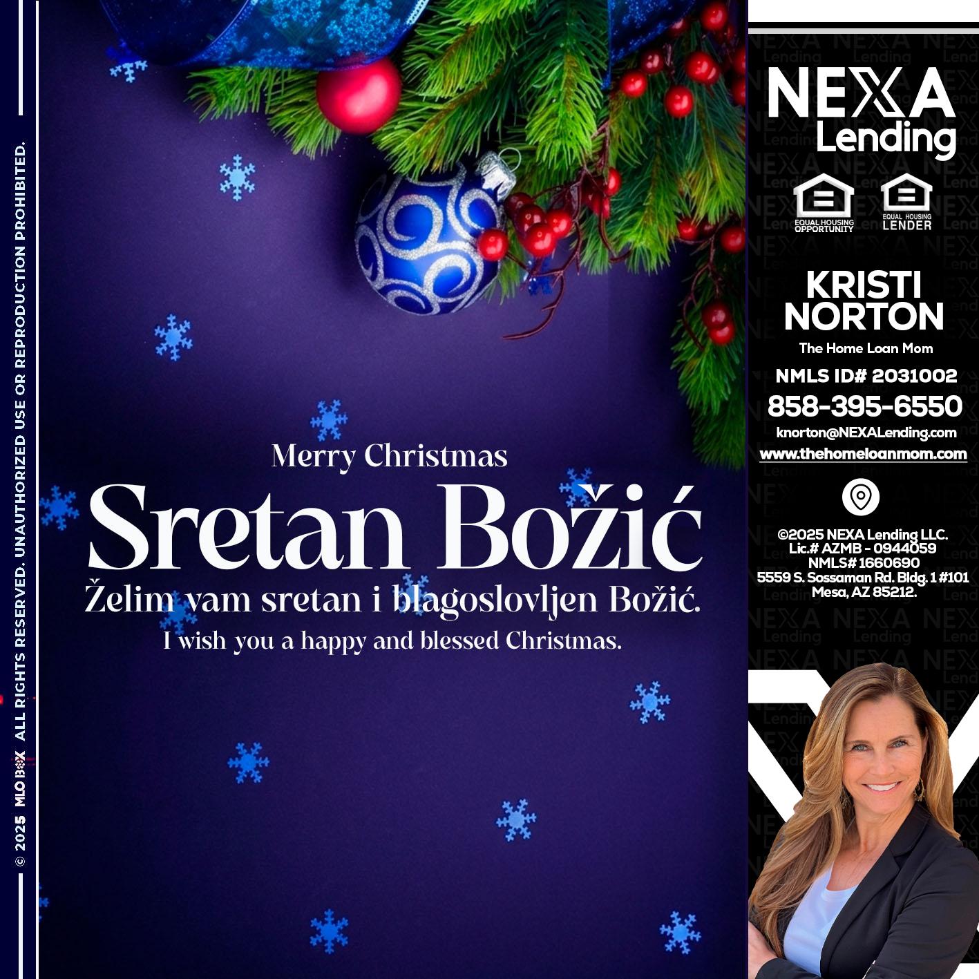 Sretan Božić - Kristi Norton -The Home Loan Mom