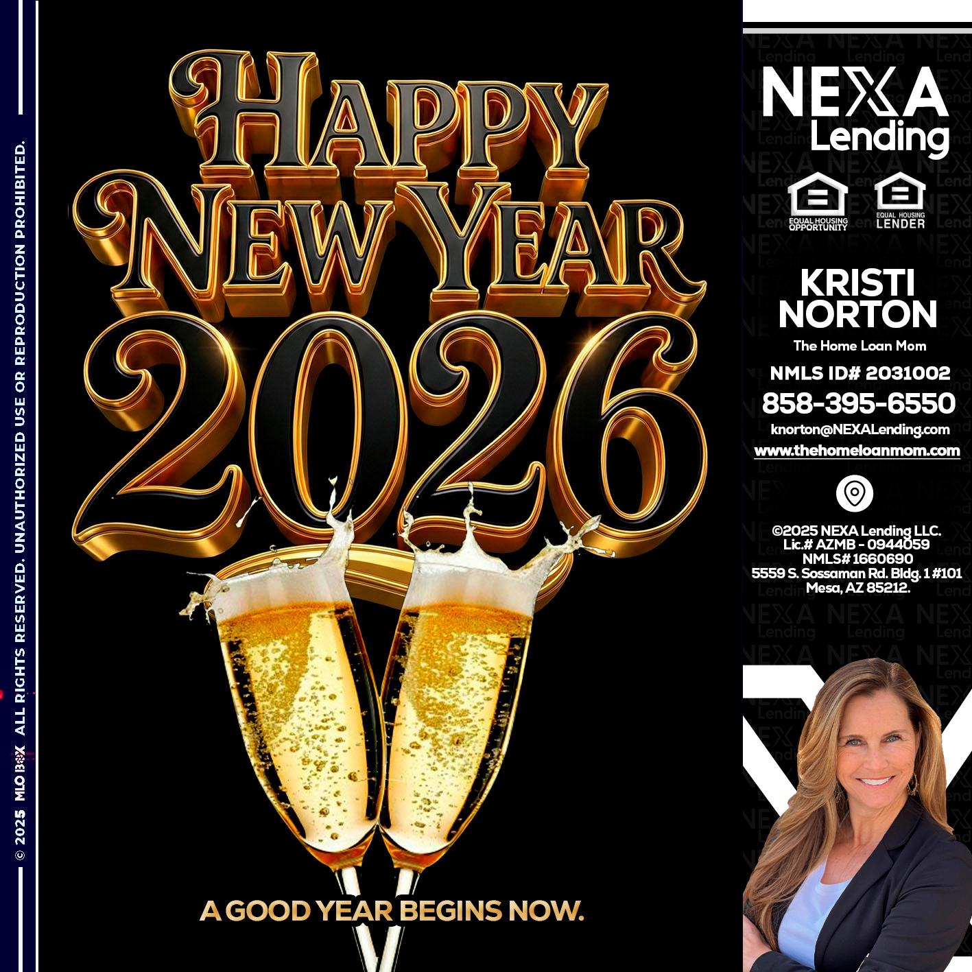happy new year 2026 - Kristi Norton -The Home Loan Mom