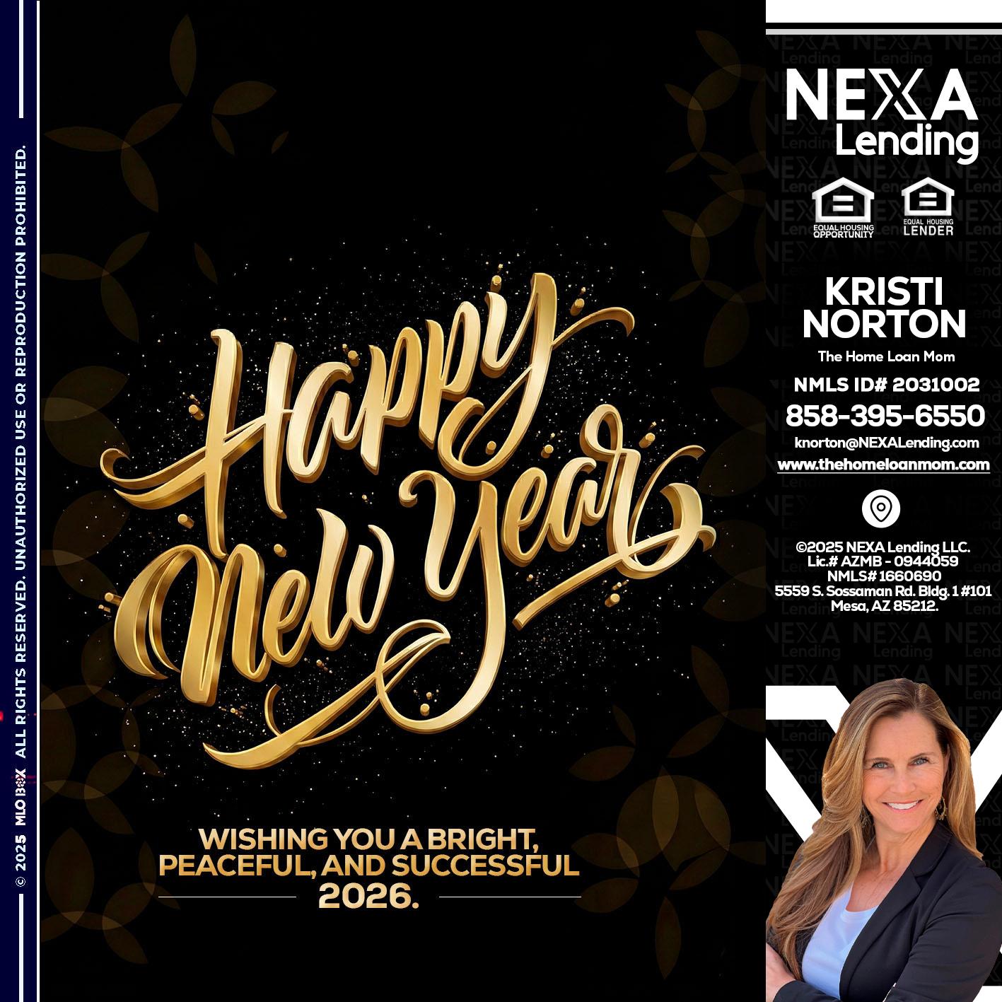 HAPPY NEW YEAR - Kristi Norton -The Home Loan Mom
