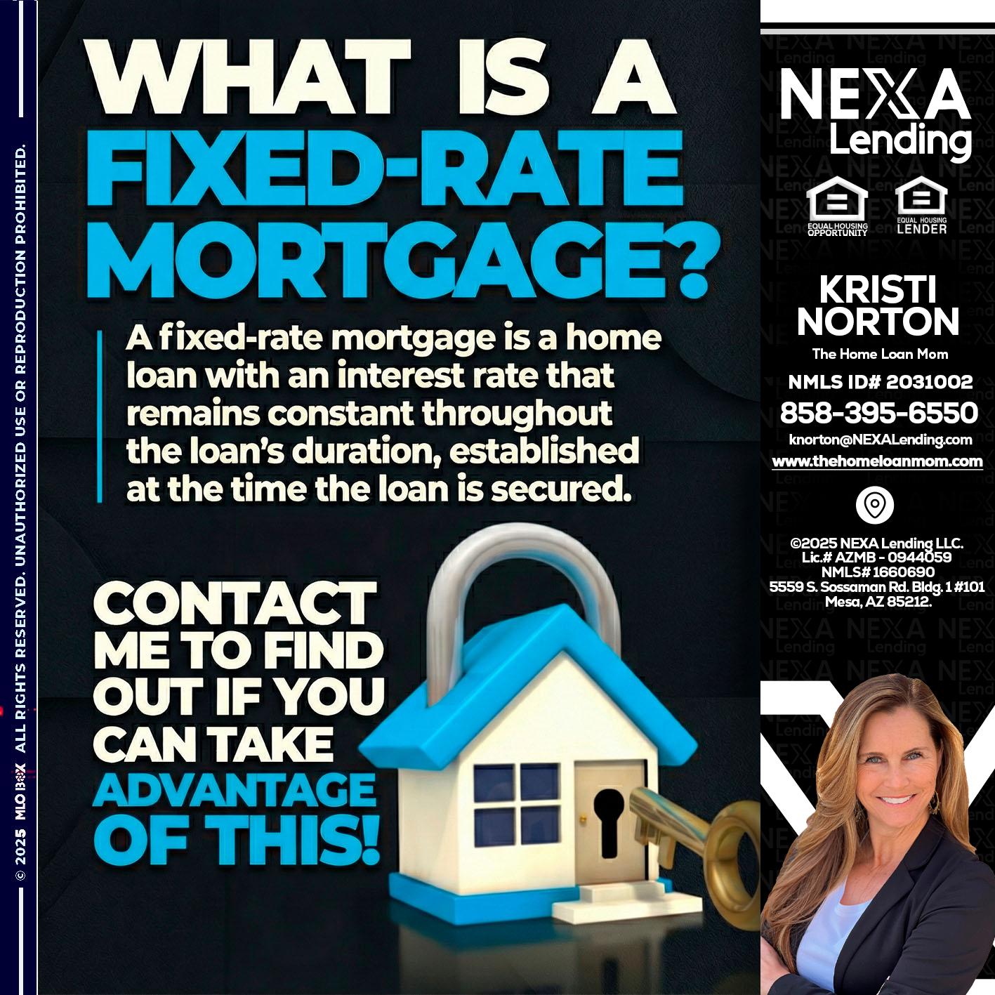 WHAT IS  A FIXED - Kristi Norton -The Home Loan Mom