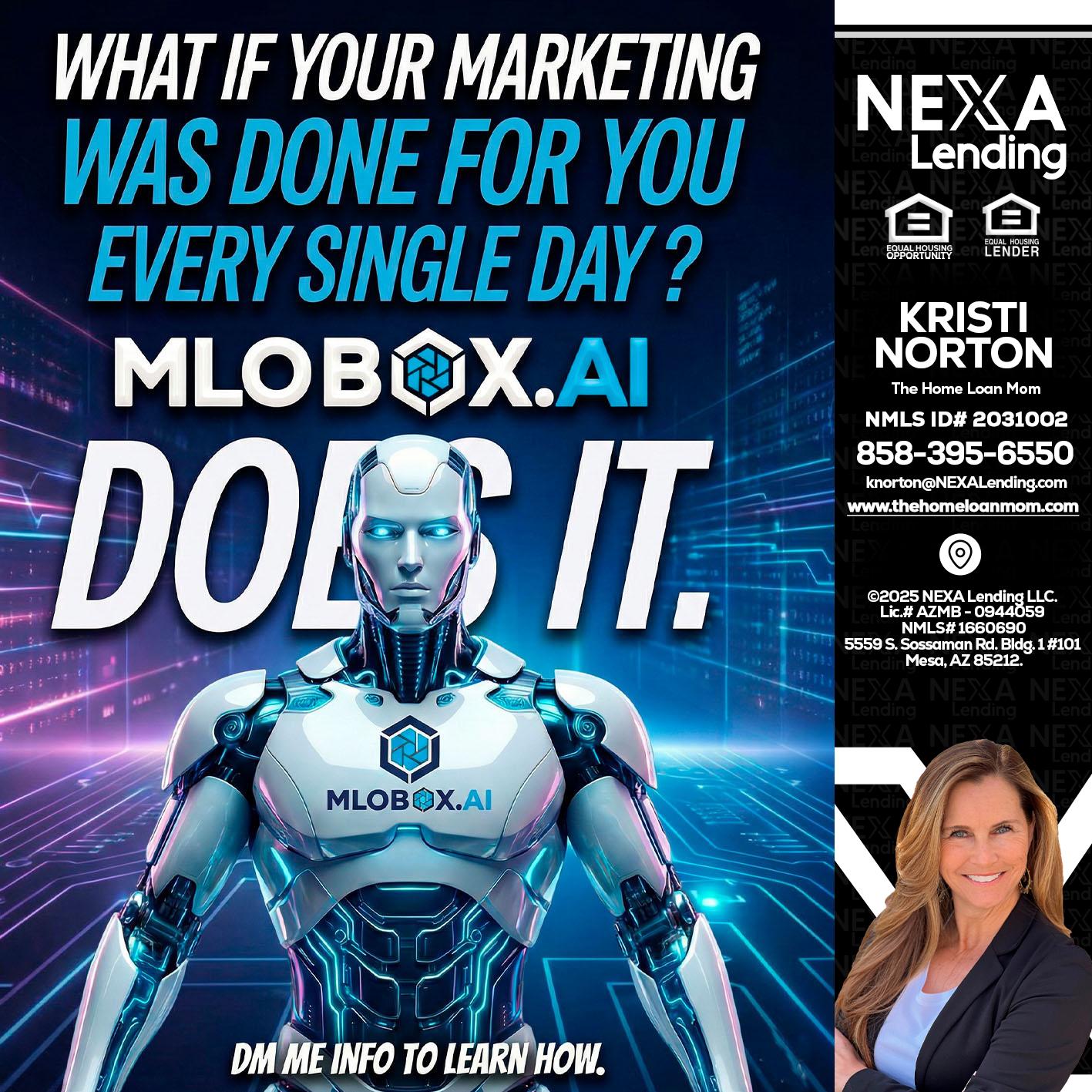 DOES IT - Kristi Norton -The Home Loan Mom