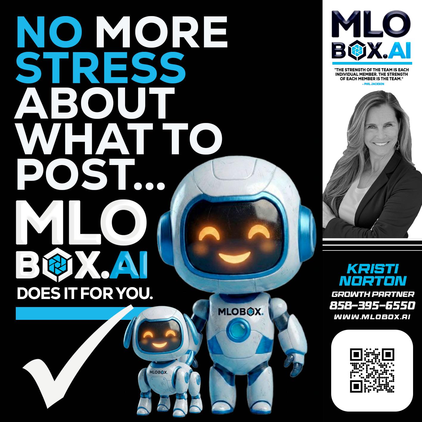 NO MORE STRESS - Kristi Norton -The Home Loan Mom