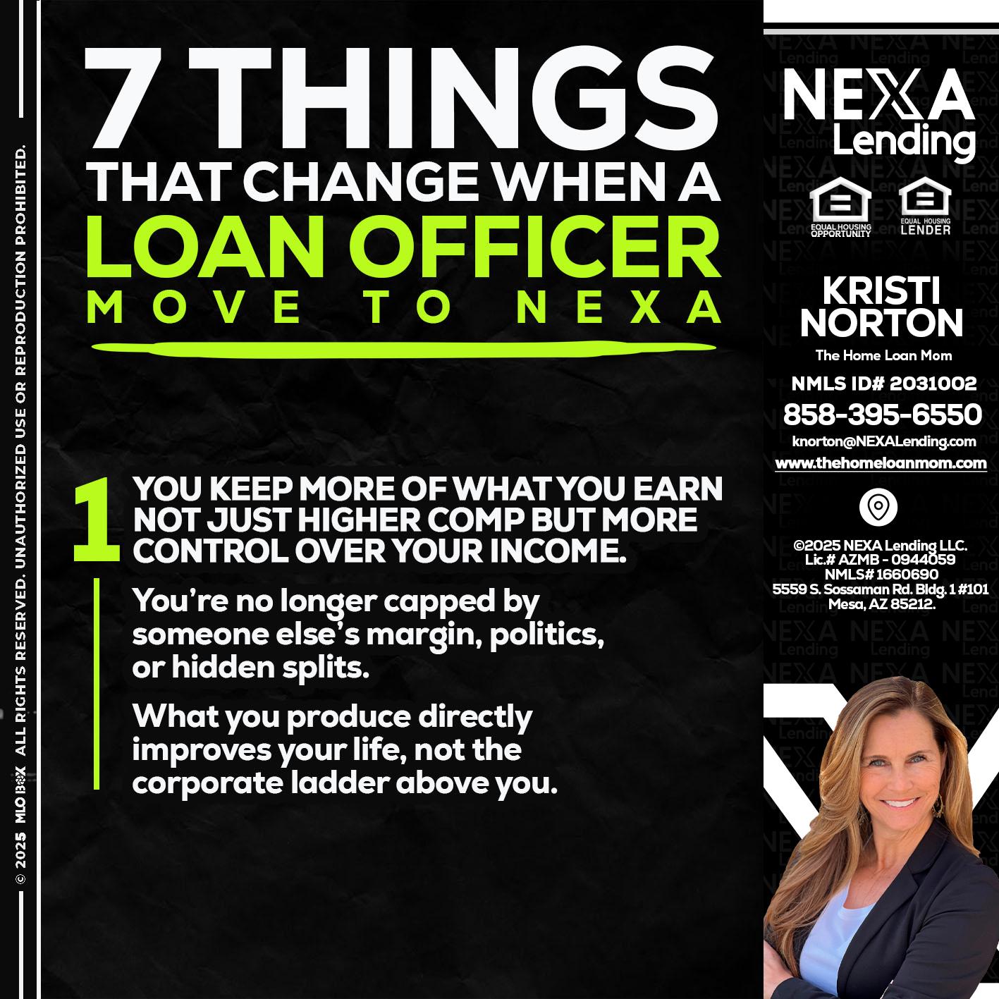 7 THINGS (1) - Kristi Norton -The Home Loan Mom