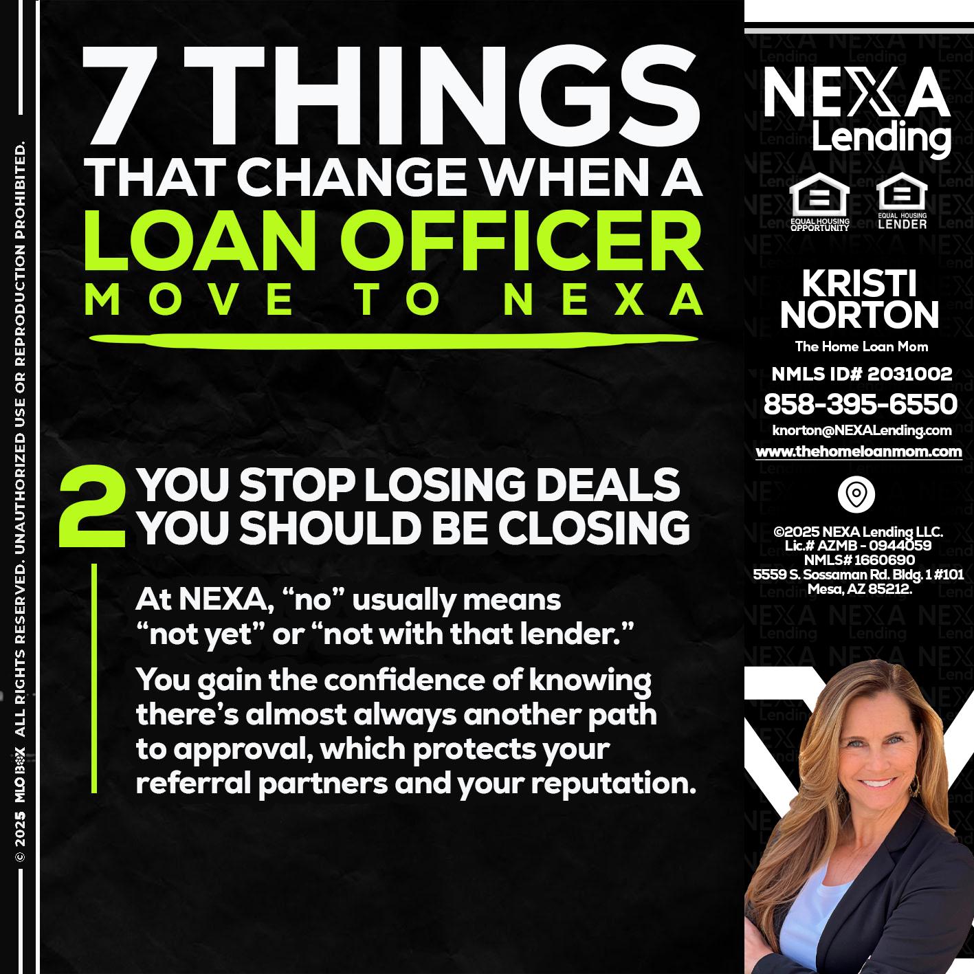 7 THINGS (2) - Kristi Norton -The Home Loan Mom