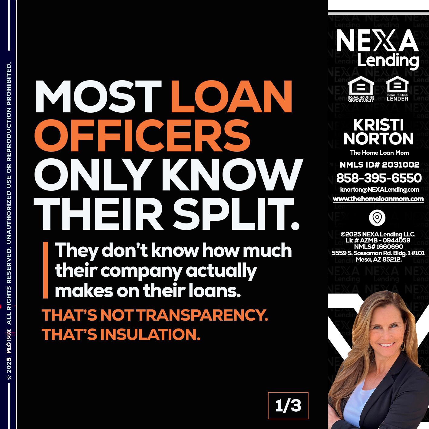 1 OF 3 - Kristi Norton -The Home Loan Mom