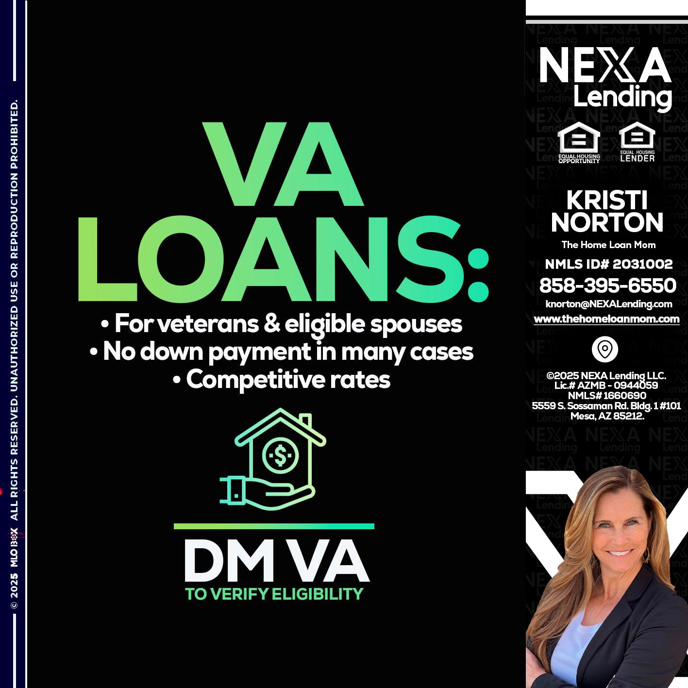 VA LOANS - Kristi Norton -The Home Loan Mom