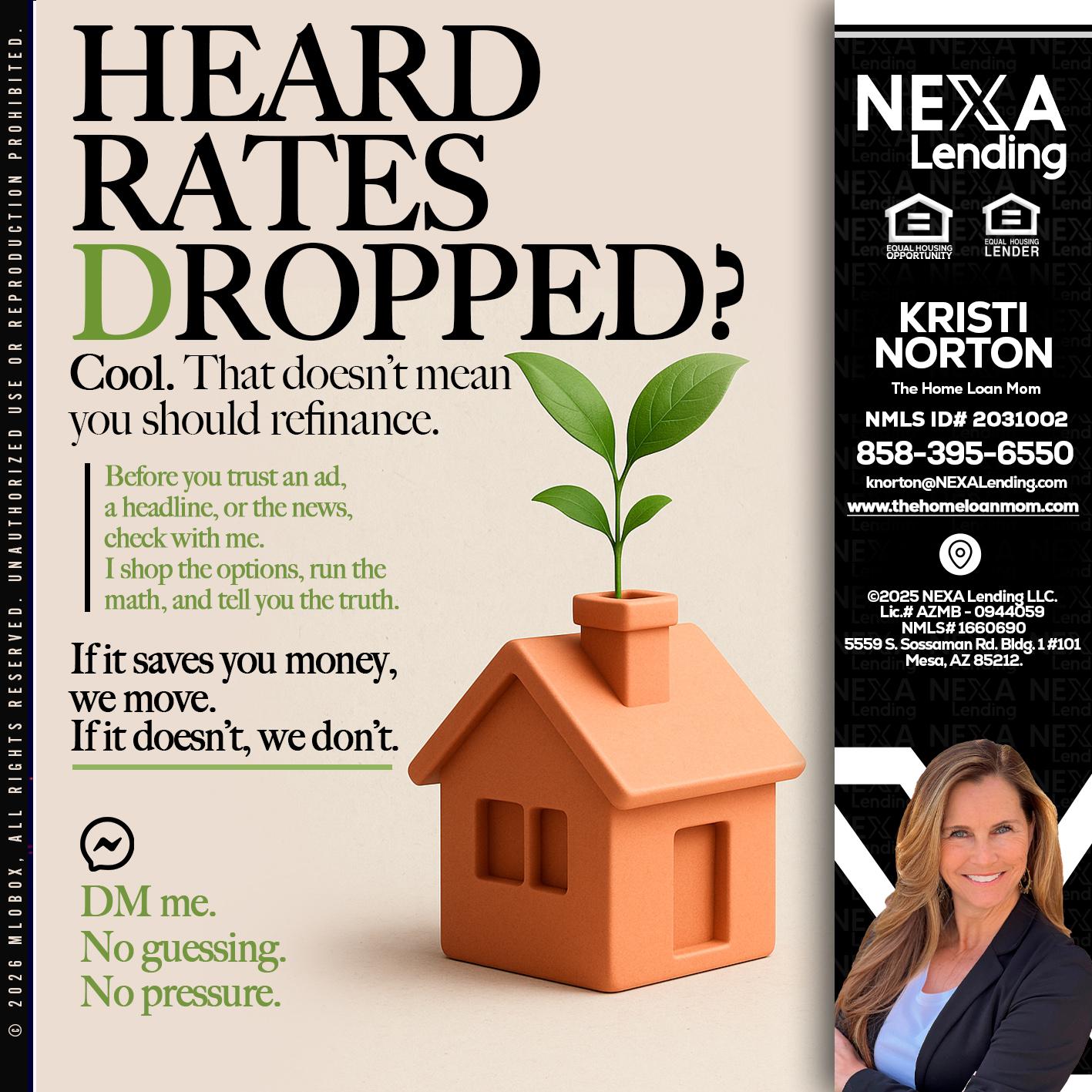 HEARD RATES - Kristi Norton -The Home Loan Mom