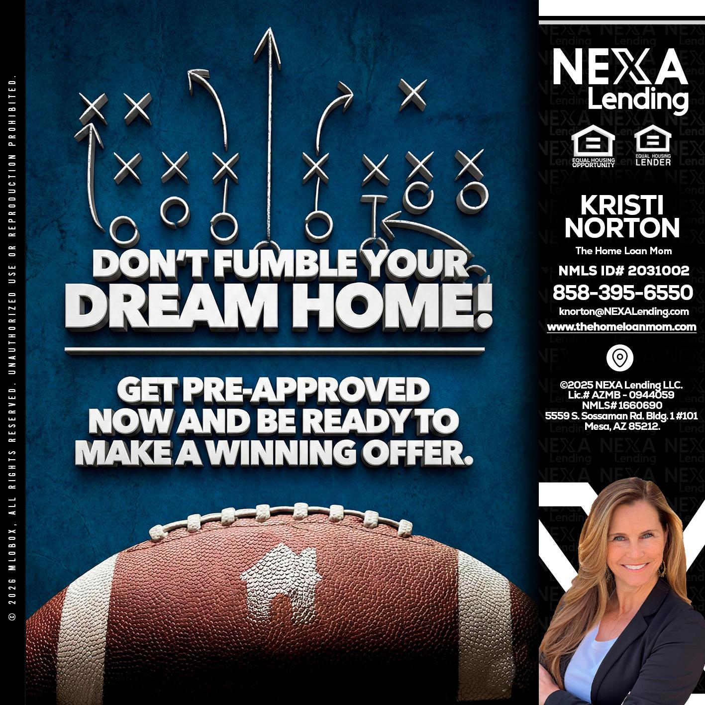 dont fumble - Kristi Norton -The Home Loan Mom