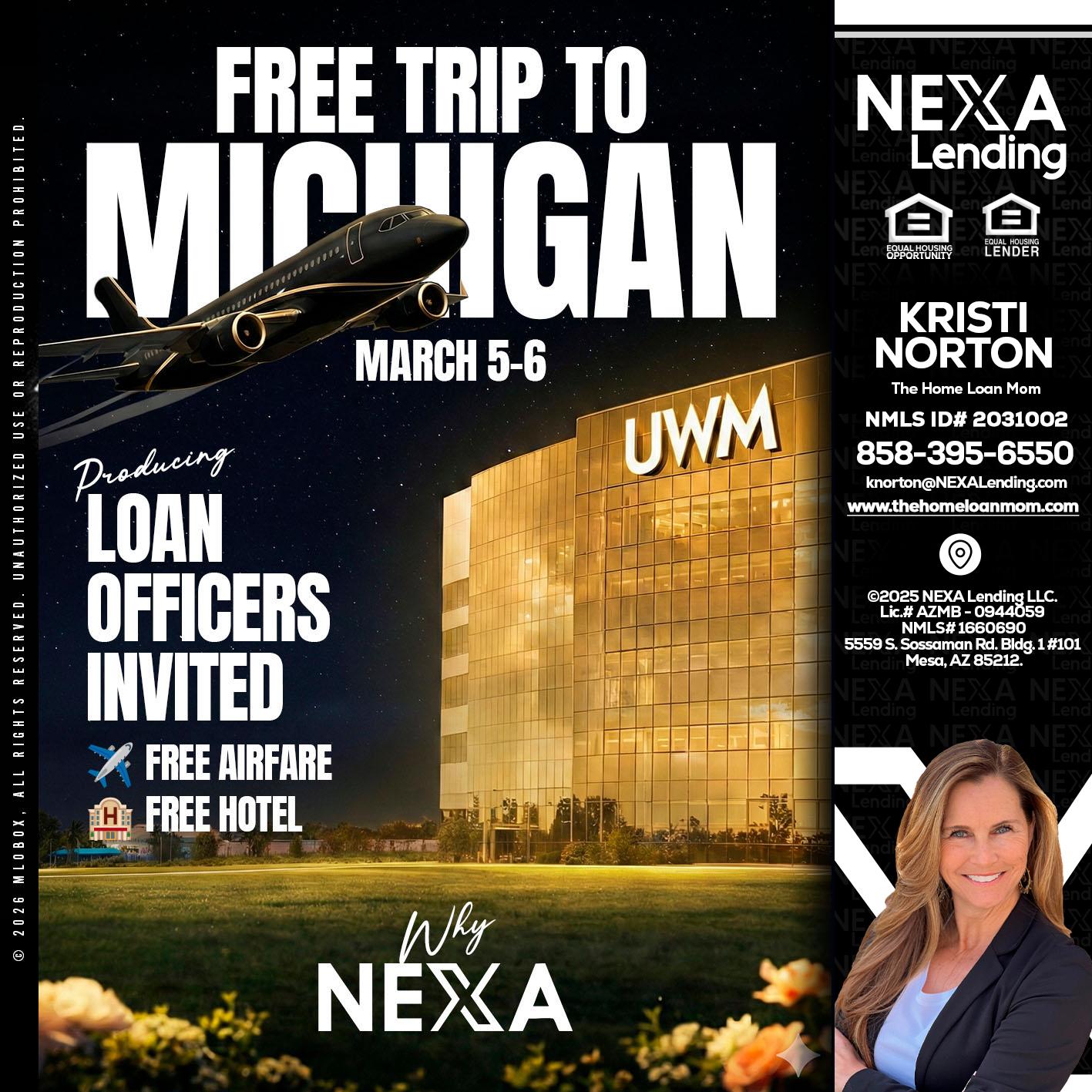 free Michigan trip - Kristi Norton -The Home Loan Mom
