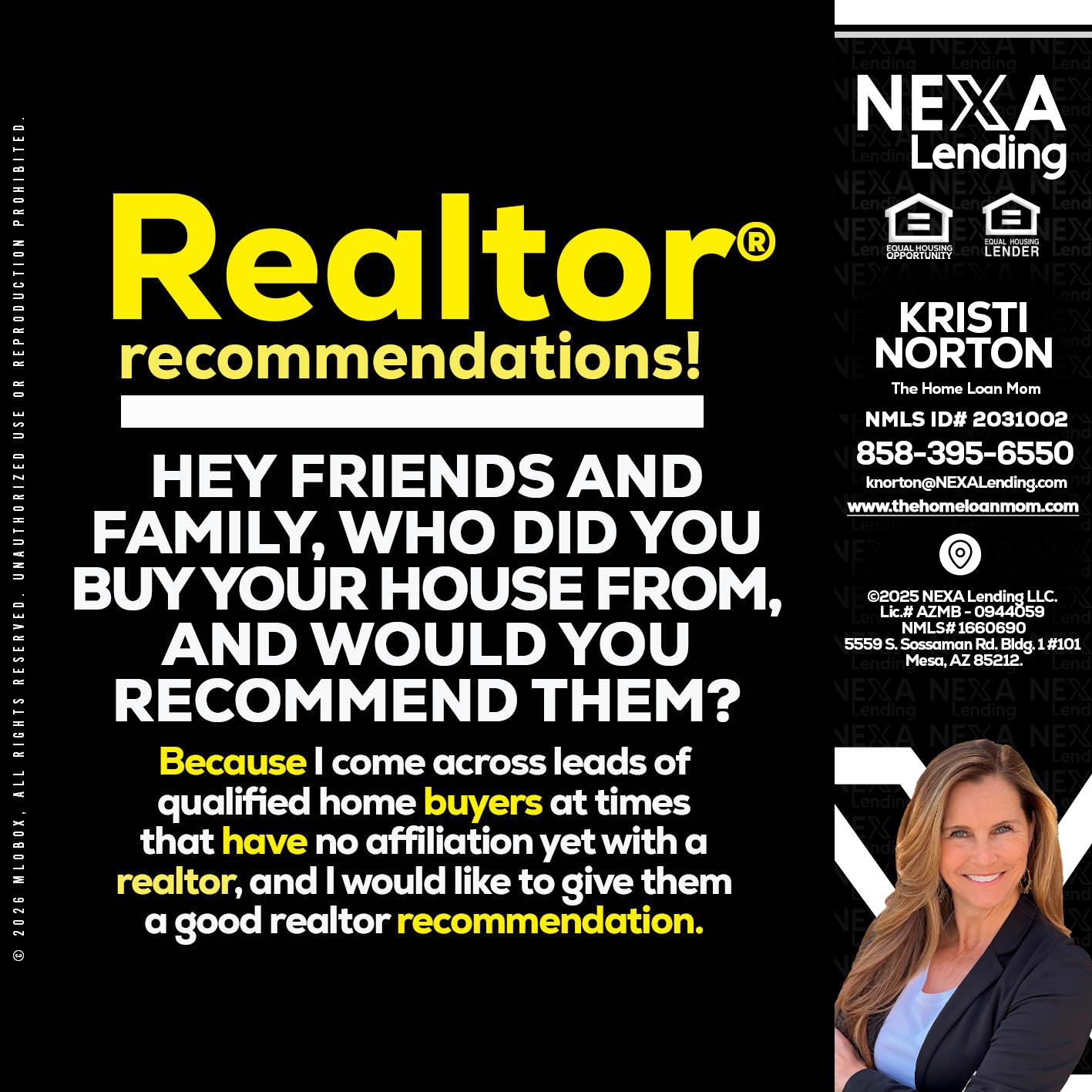 REALTOR - Kristi Norton -The Home Loan Mom