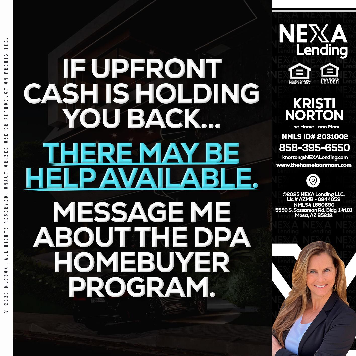 IF UPFRONT - Kristi Norton -The Home Loan Mom