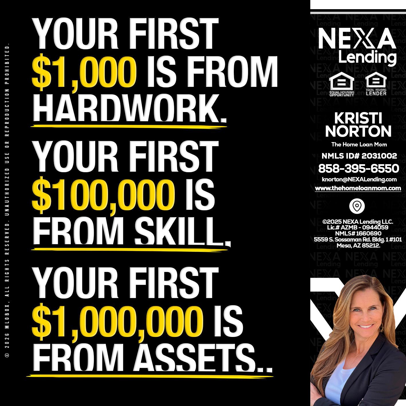 YOUR FIRST $1000 - Kristi Norton -The Home Loan Mom