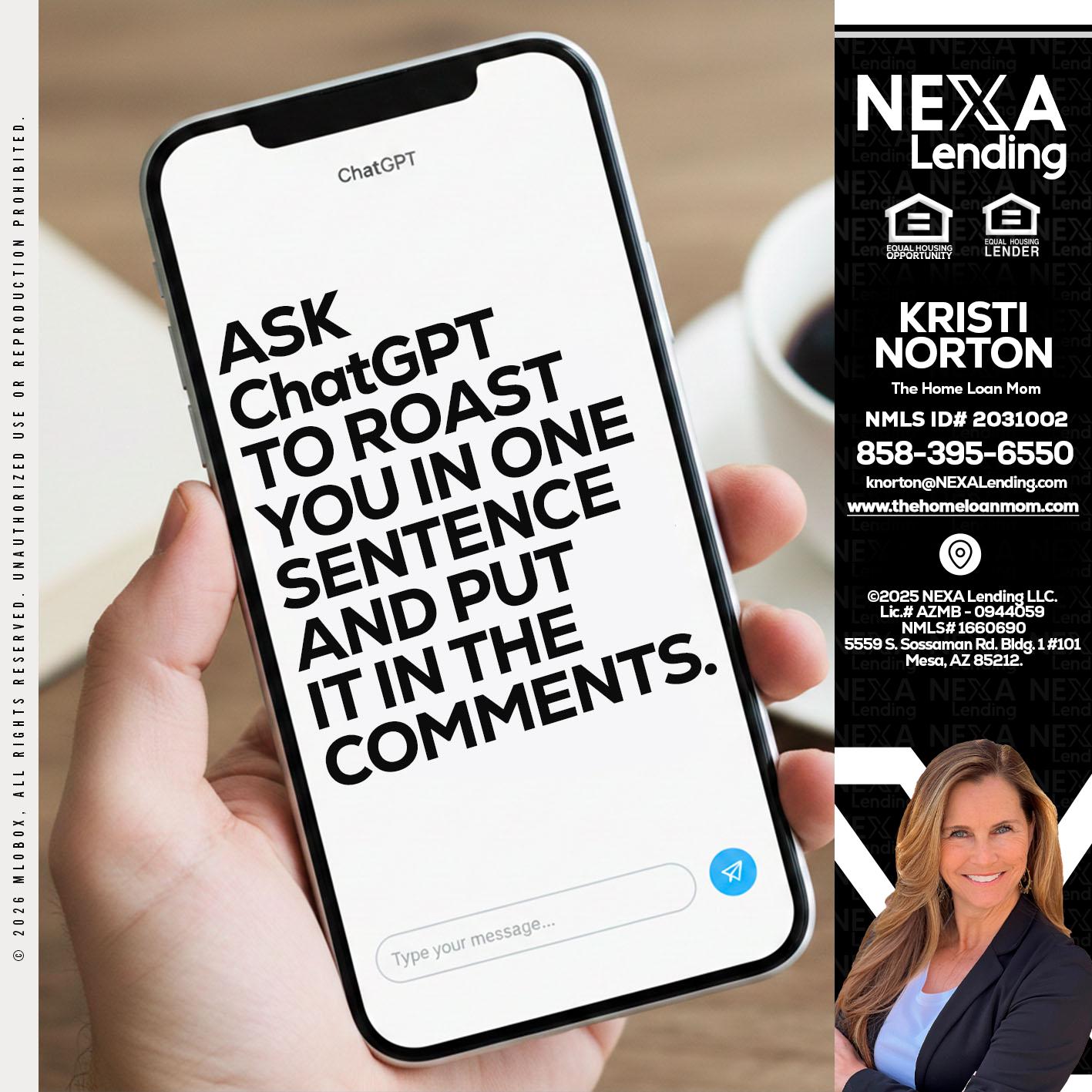 ask chatgpt - Kristi Norton -The Home Loan Mom
