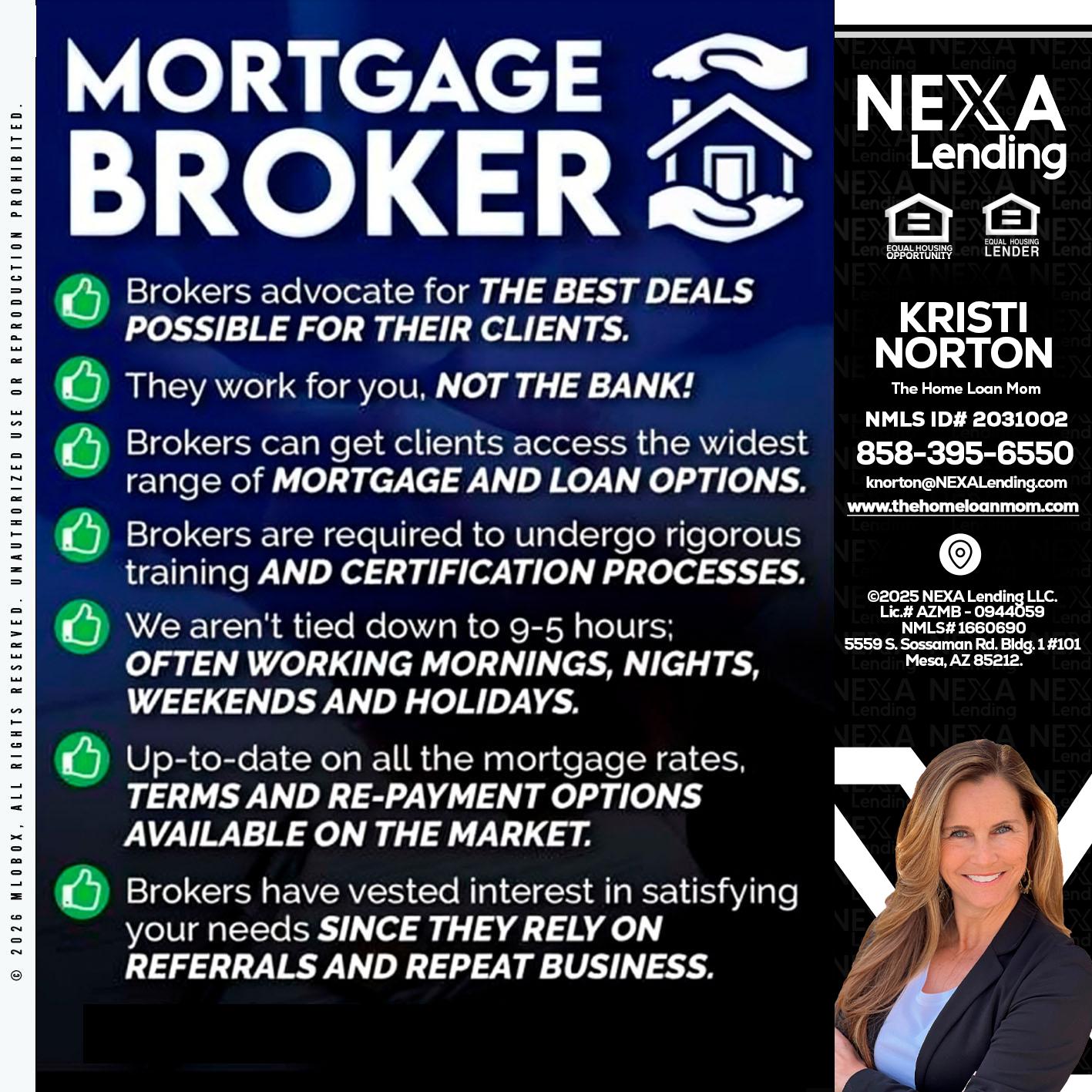 MORTGAGE BROKER - Kristi Norton -The Home Loan Mom