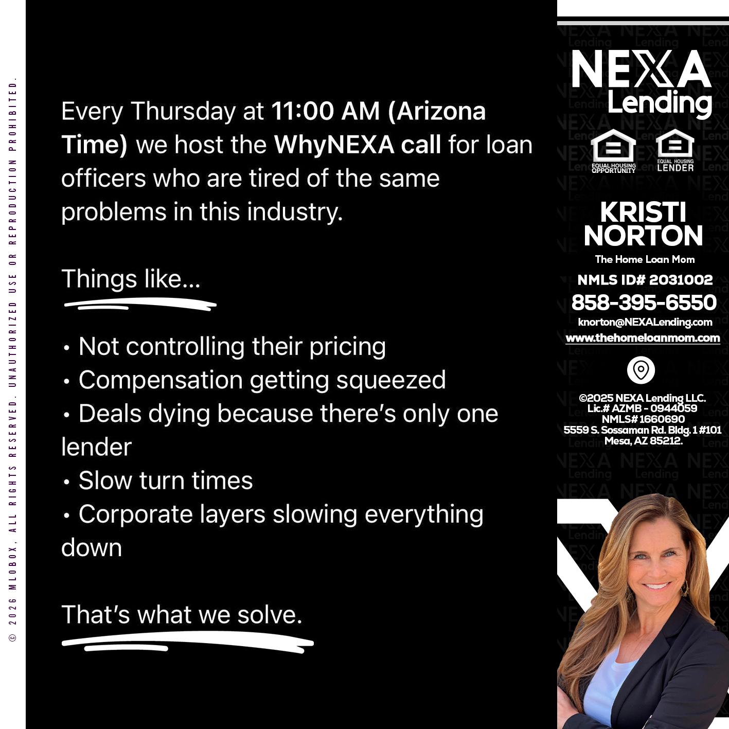 WHY NEXA - Kristi Norton -The Home Loan Mom