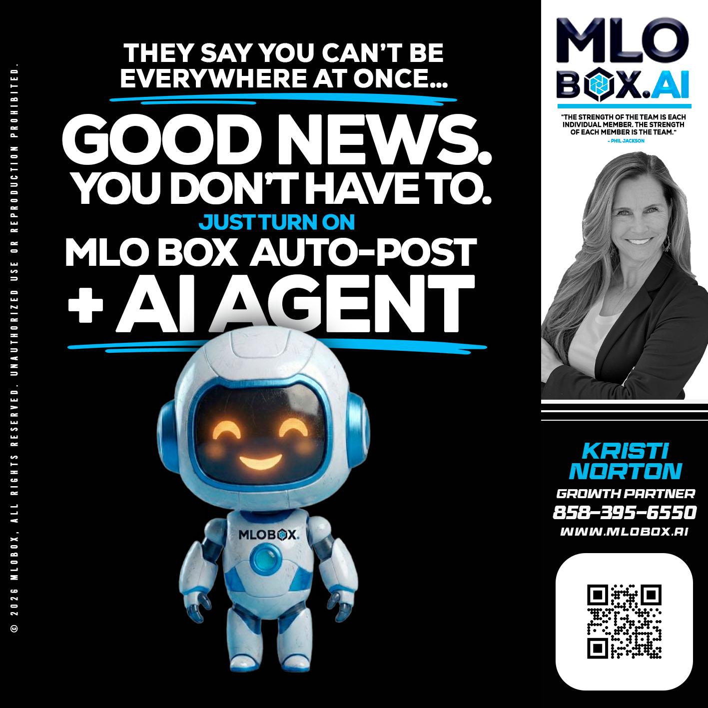 GOOD NEWS - Kristi Norton -The Home Loan Mom