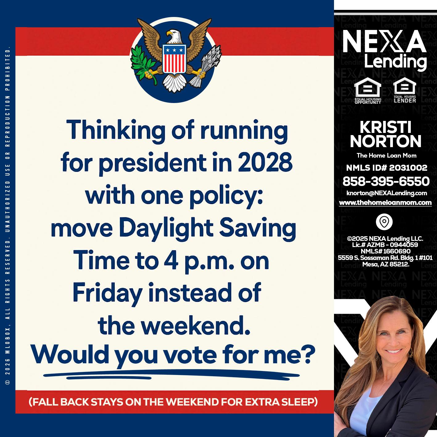 THINKING OF RUNING - Kristi Norton -The Home Loan Mom