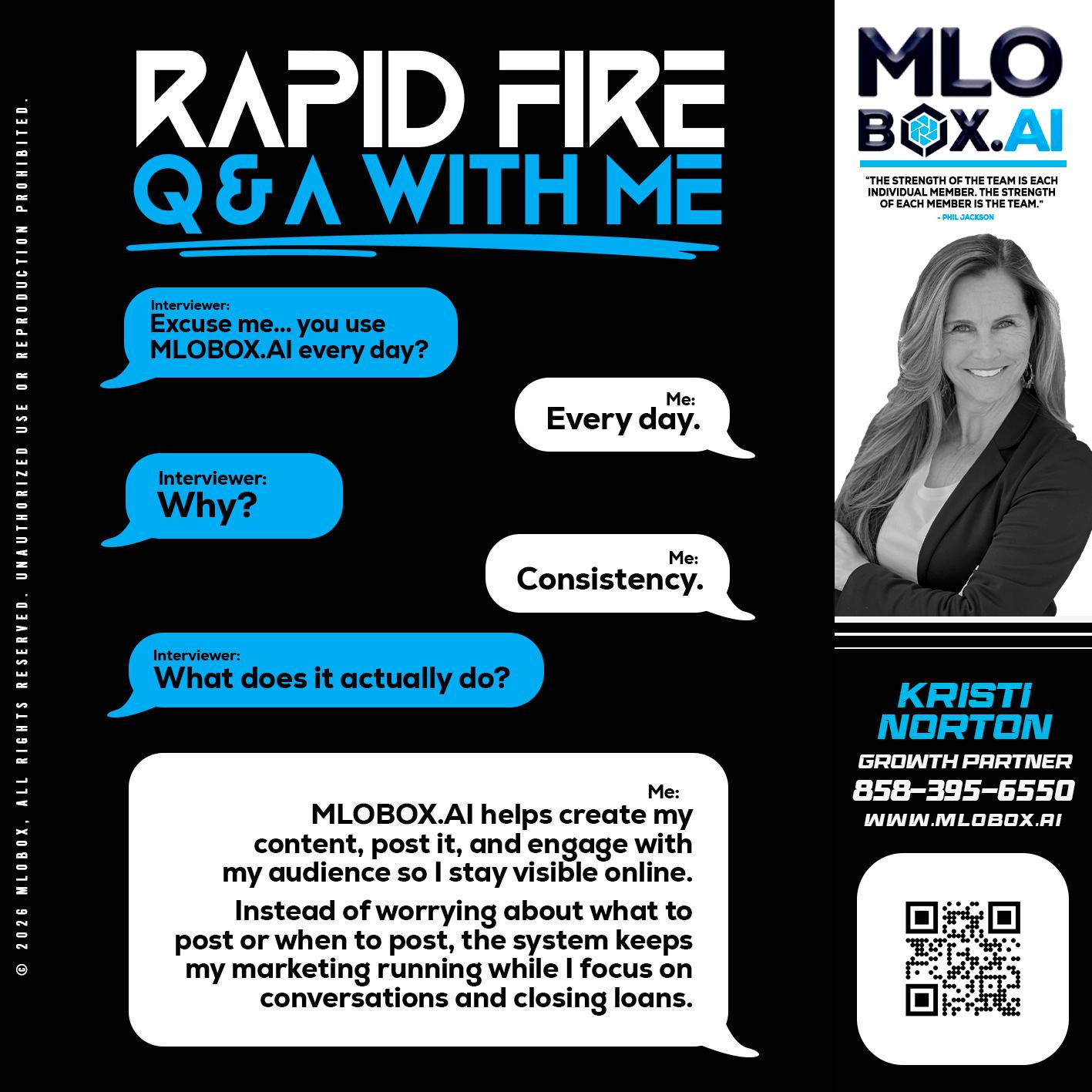 RAPID Q&A - Kristi Norton -The Home Loan Mom