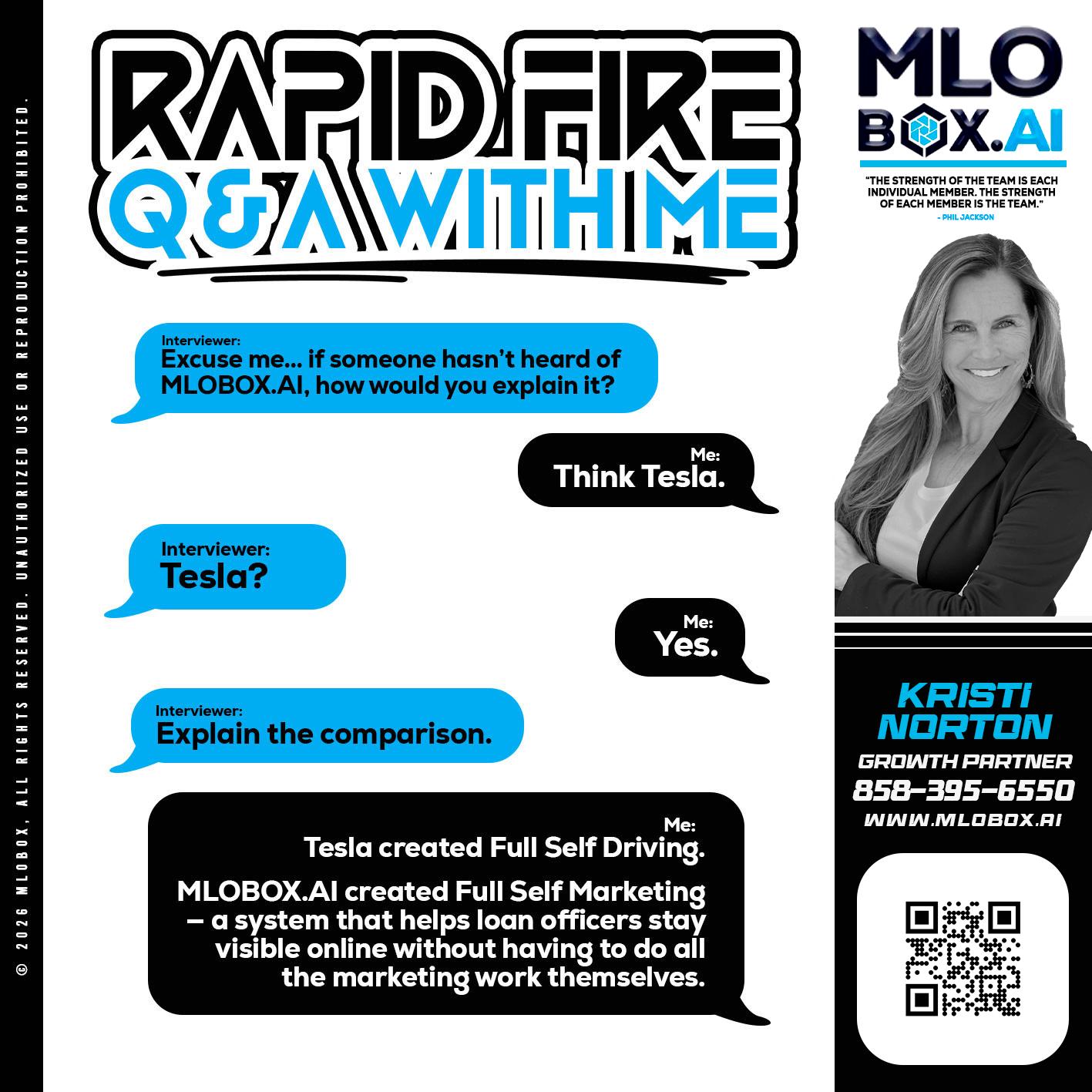 RAPID FIRE Q&A - Kristi Norton -The Home Loan Mom