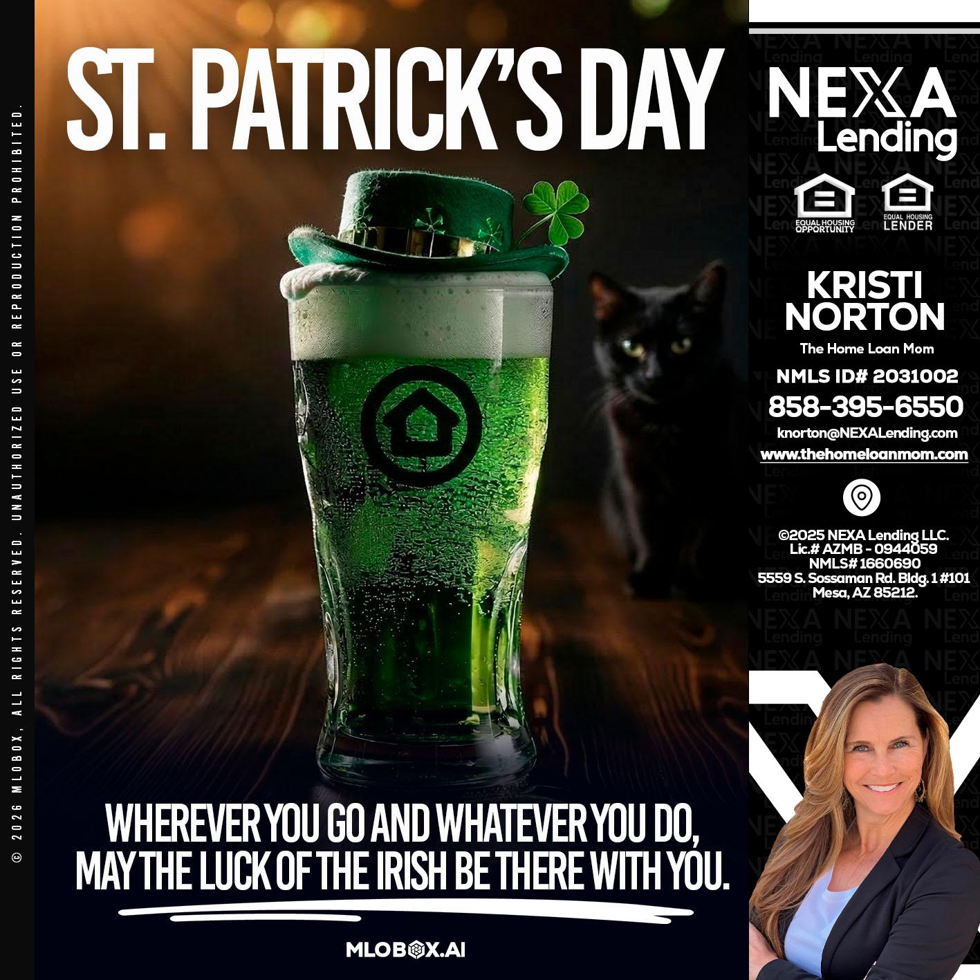 st. Patricks day - Kristi Norton -The Home Loan Mom