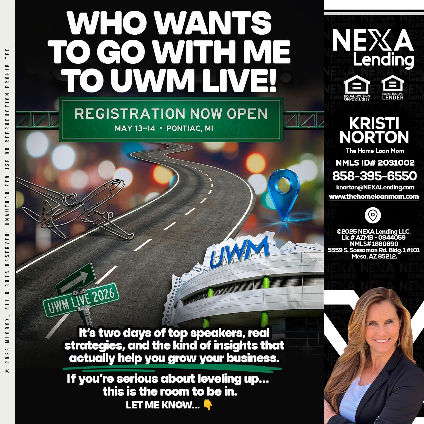 WHO WANTS - Kristi Norton -The Home Loan Mom