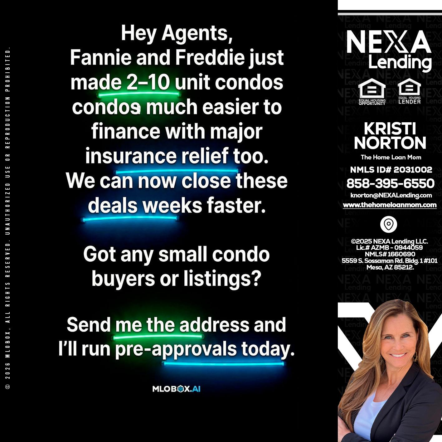 HEY AGENTS - Kristi Norton -The Home Loan Mom