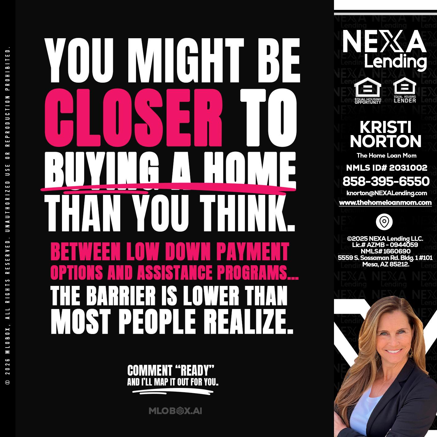 YOU MIGHT BE - Kristi Norton -The Home Loan Mom