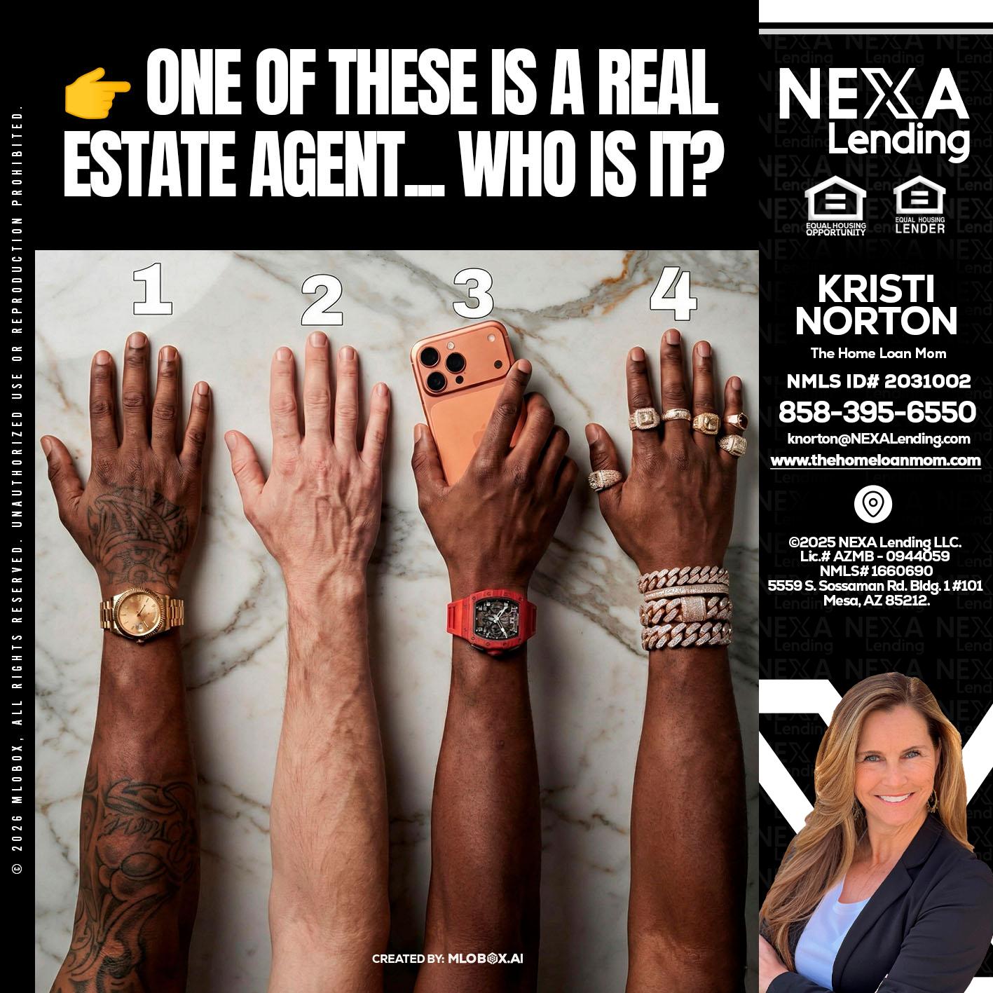 ONE OF THESE - Kristi Norton -The Home Loan Mom