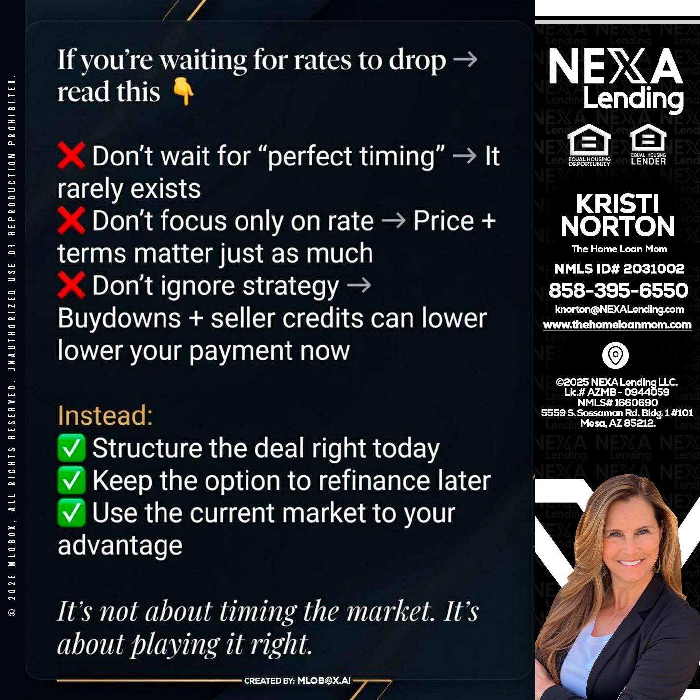 IF YOU ARE - Kristi Norton -The Home Loan Mom