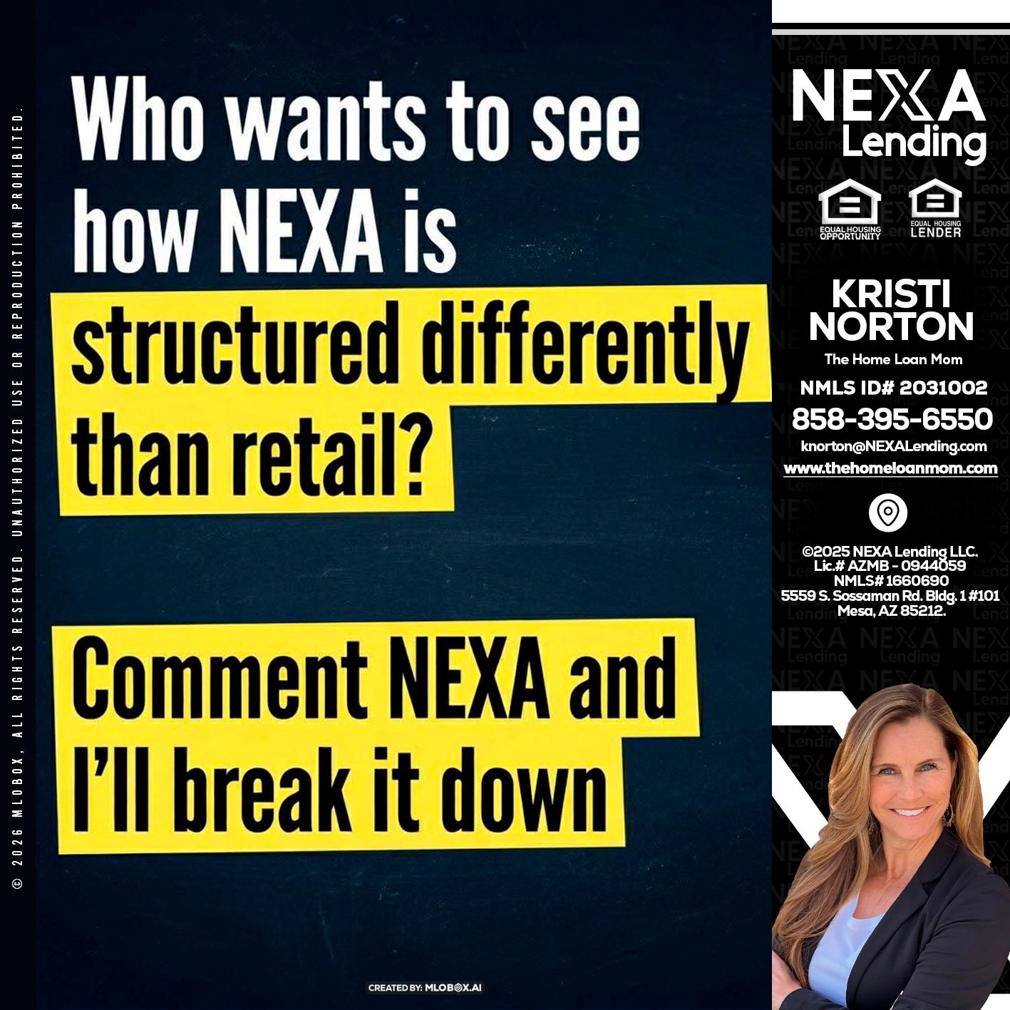 who want to see - Kristi Norton -The Home Loan Mom