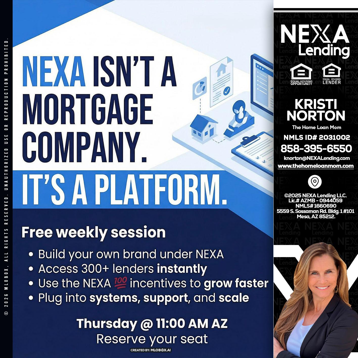 NEXA ISNT - Kristi Norton -The Home Loan Mom