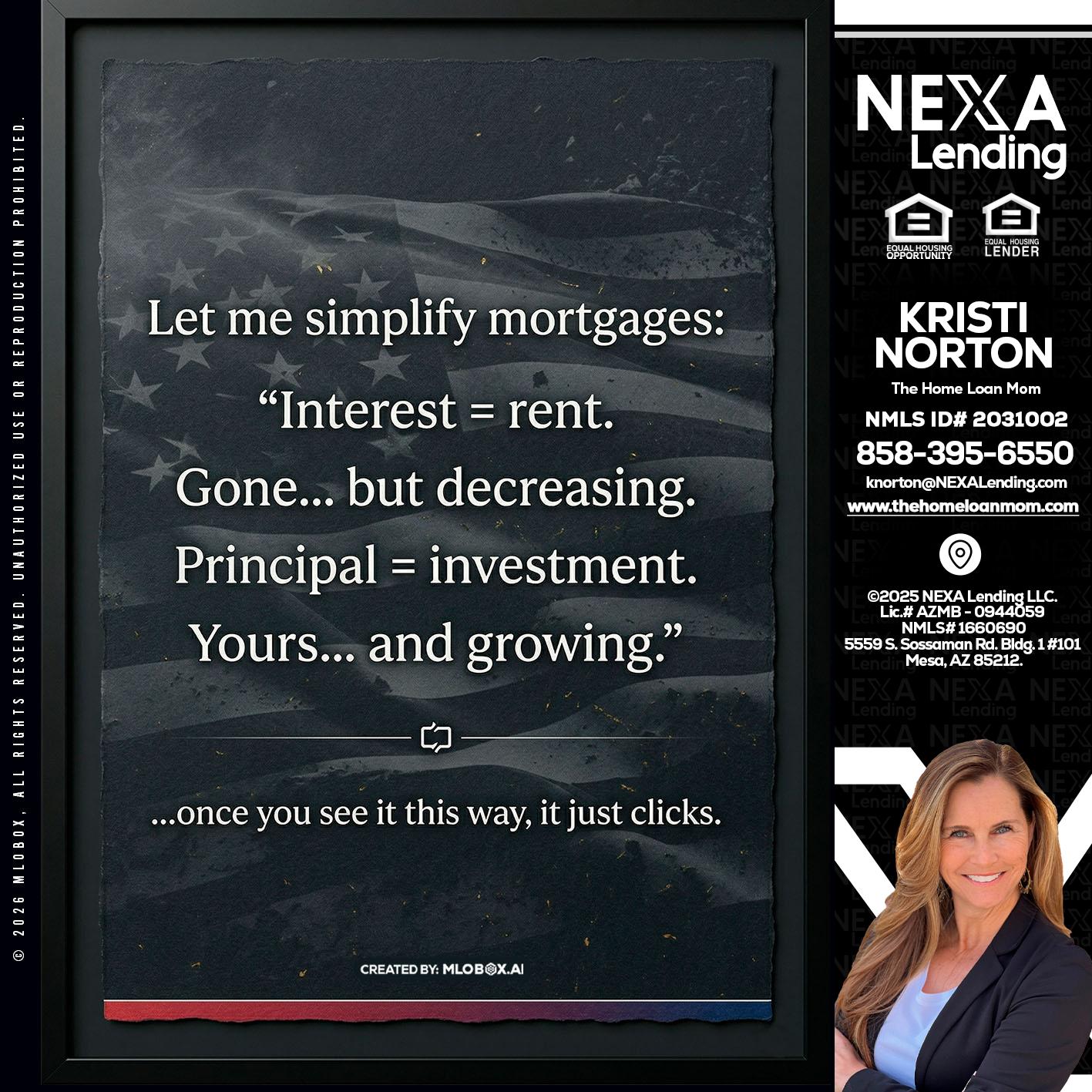 LET ME SIMPLIFY - Kristi Norton -The Home Loan Mom