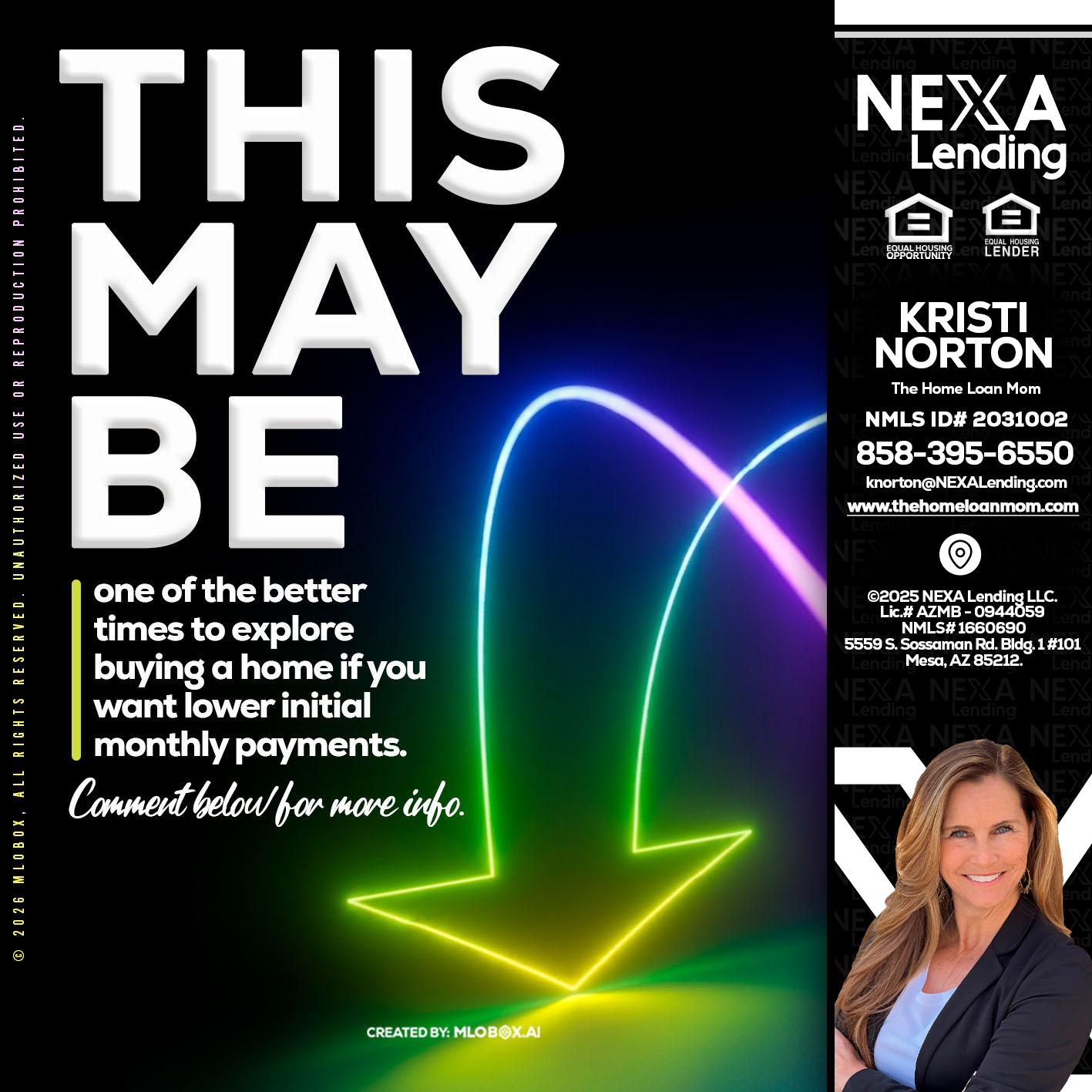 THIS MAY BE - Kristi Norton -The Home Loan Mom