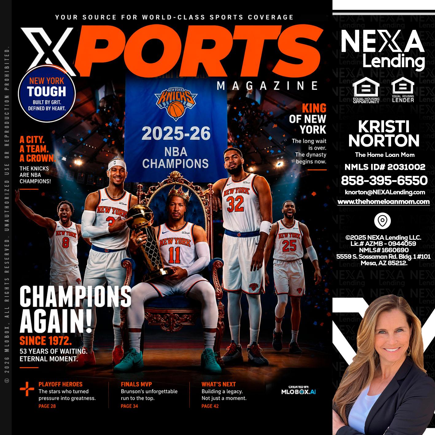XPORTS MAGAZINE - Kristi Norton -The Home Loan Mom