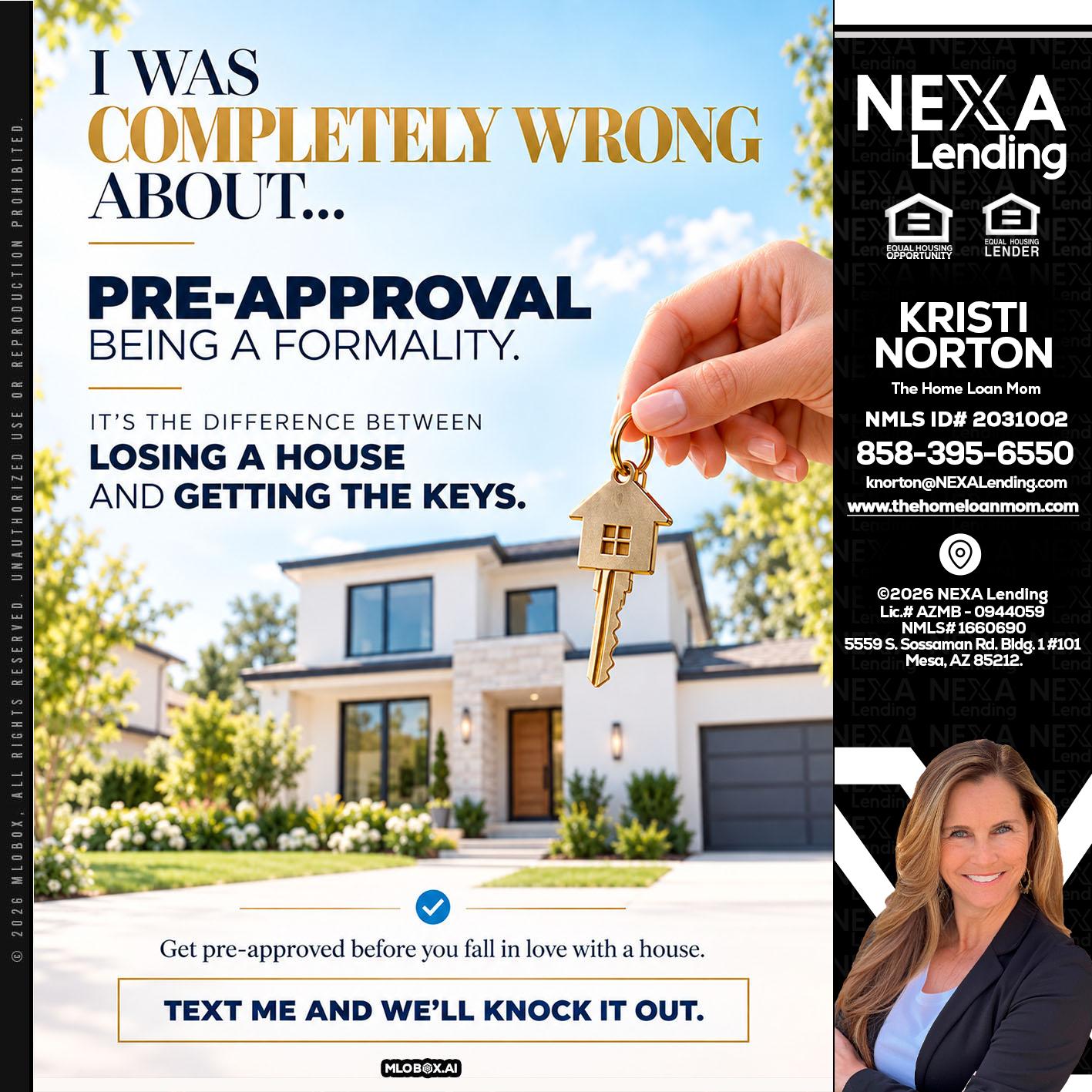 I WAS COMPLETALLY WRONG - Kristi Norton -The Home Loan Mom
