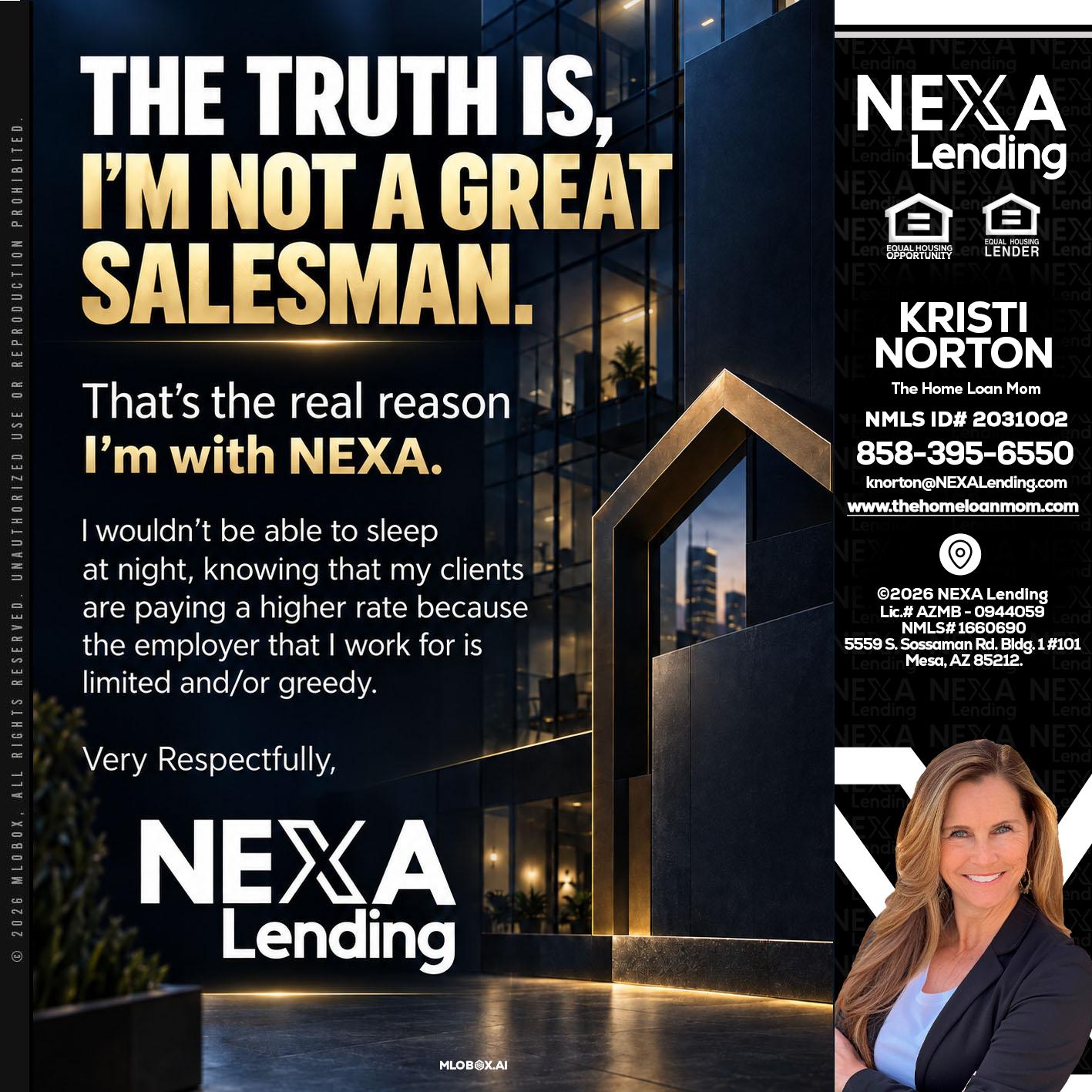 THE TRUTH IS - Kristi Norton -The Home Loan Mom